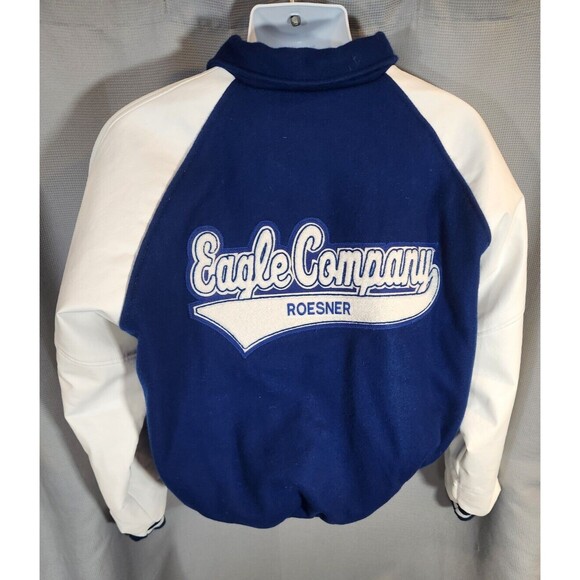 Neff‎ Letterman Jacket Blue & White Georgetown "G" Eagles Size XL - Picture 2 of 10